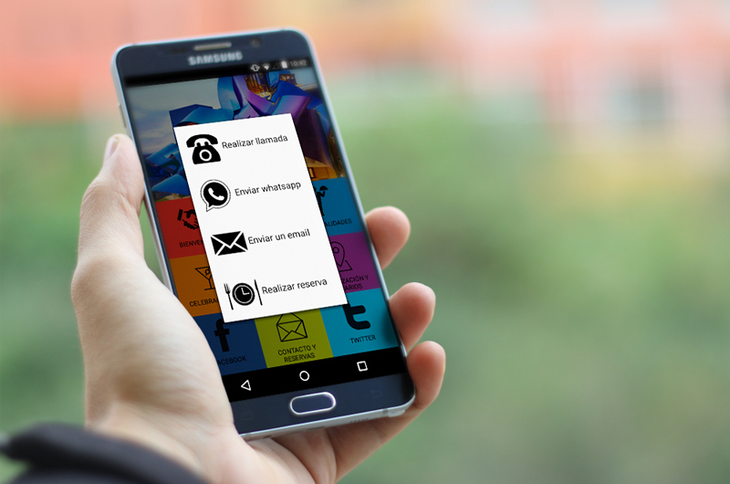 Desarrollo de apps Desarrollo de una aplicación android para restaurantes